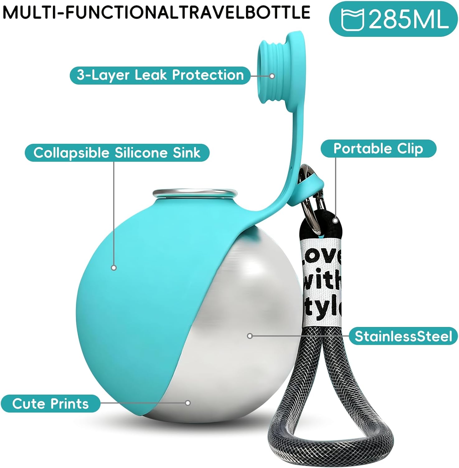 Portable Dog Water Bottle