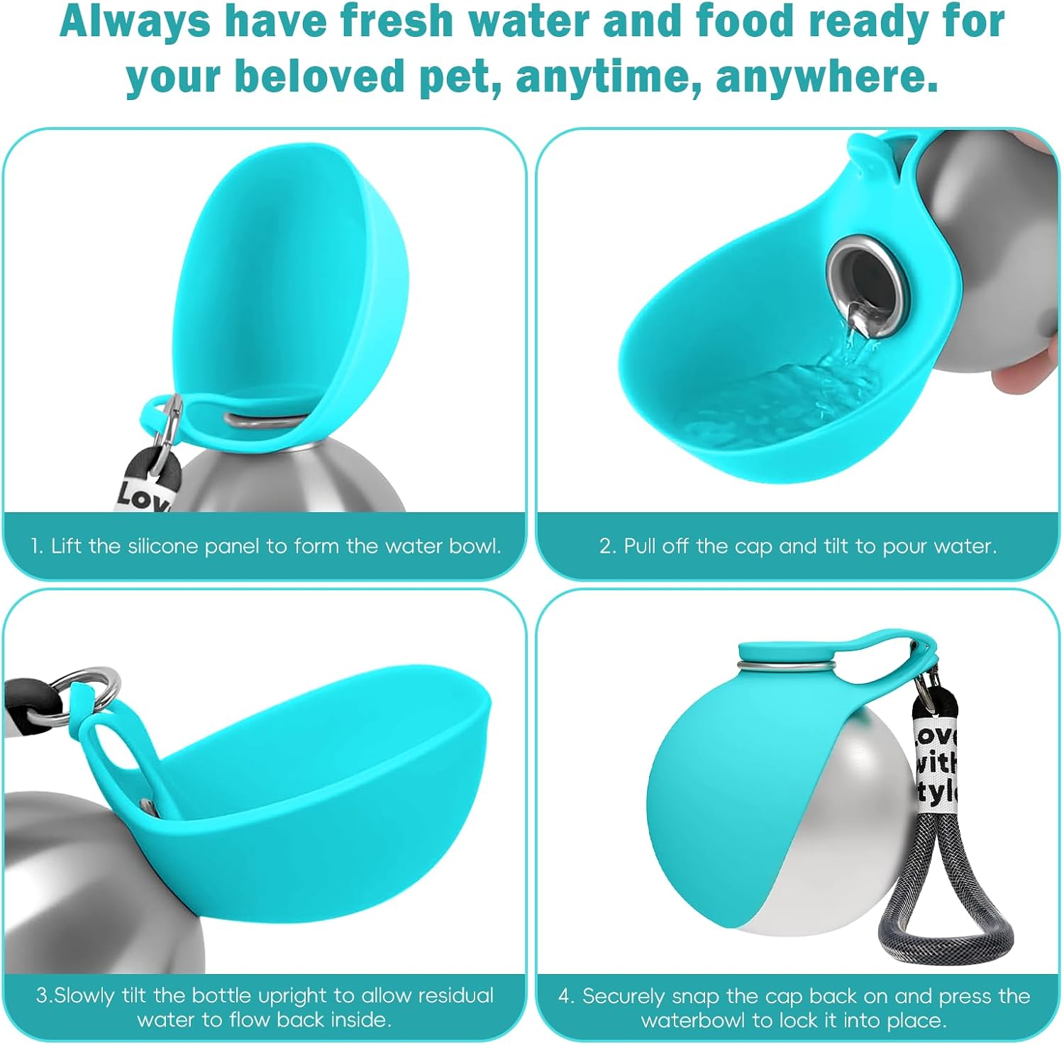 Portable Dog Water Bottle
