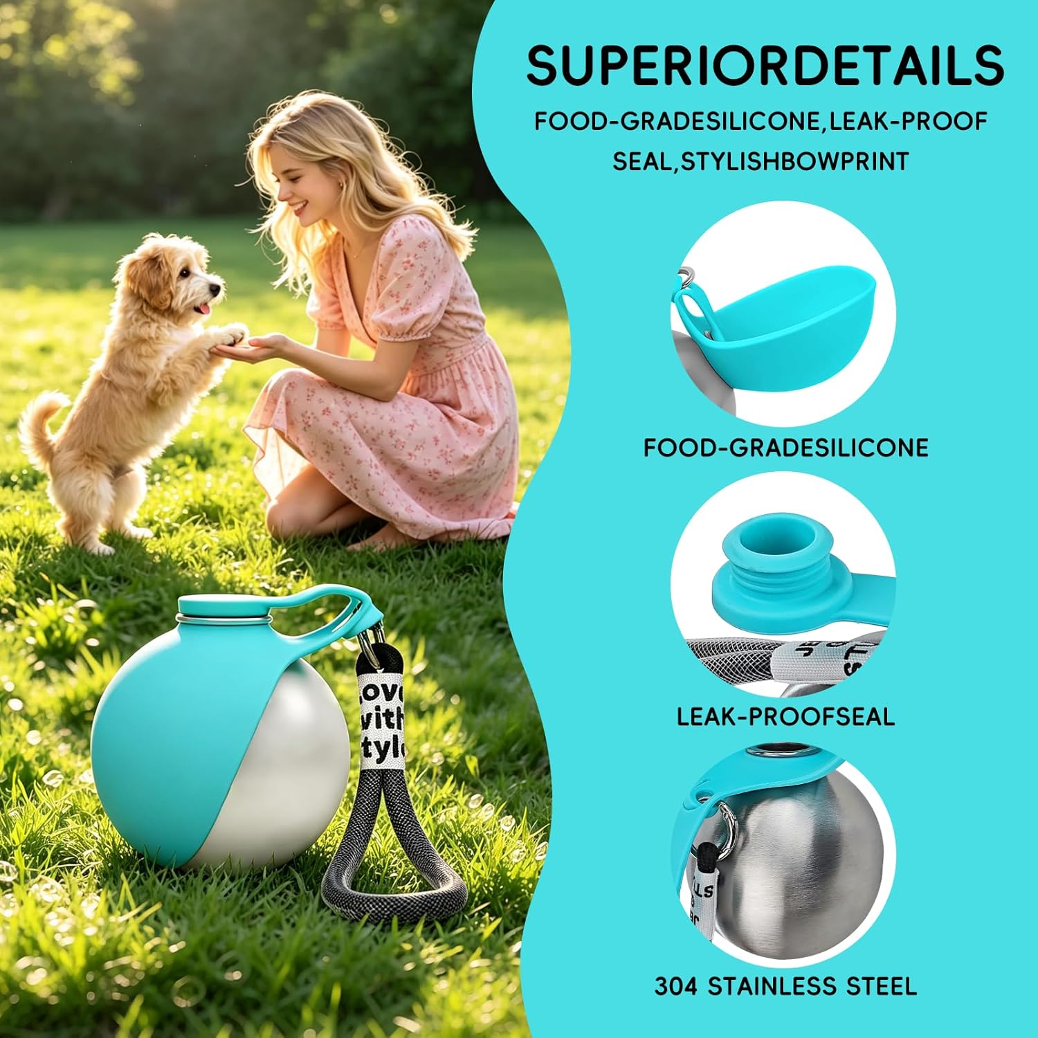 Portable Dog Water Bottle